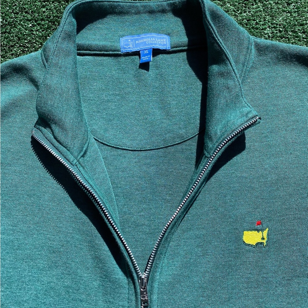 Masters Golf Magnolia Lane Collection Green Full Zip Jacket Women’s Size XL - Picture 4 of 8